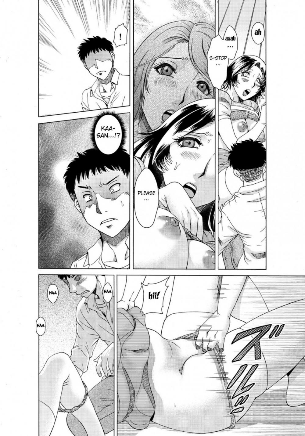 Hentai Manga Comic-The Son's Mom-Play ~She'll Looks At Her Son Sexually As She Thrusts Her Hips-Read-21
